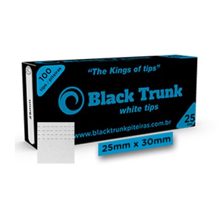 Piteira de Papel Black Trunk White Large 25mm c/100