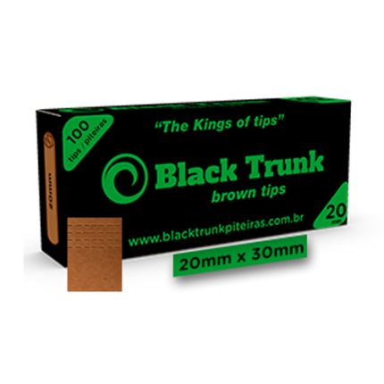 Piteira de Papel Black Trunk Brown Medium 20mm c/100